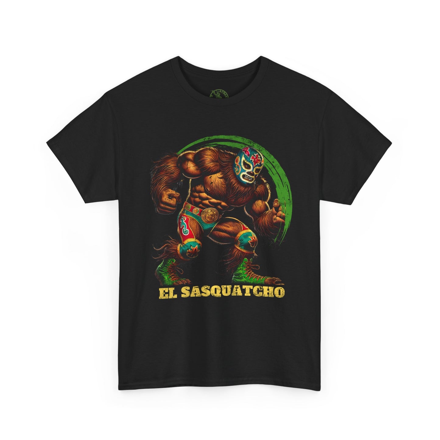 El Sasquatcho Unisex Heavy Cotton Tee - Fun Monster Graphic T-Shirt for Fans and Collectors