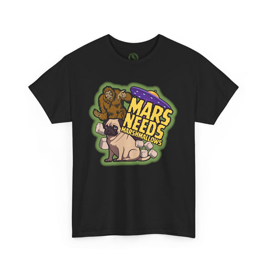 Mars Needs Marshmallows Comfy Cotton Shirt