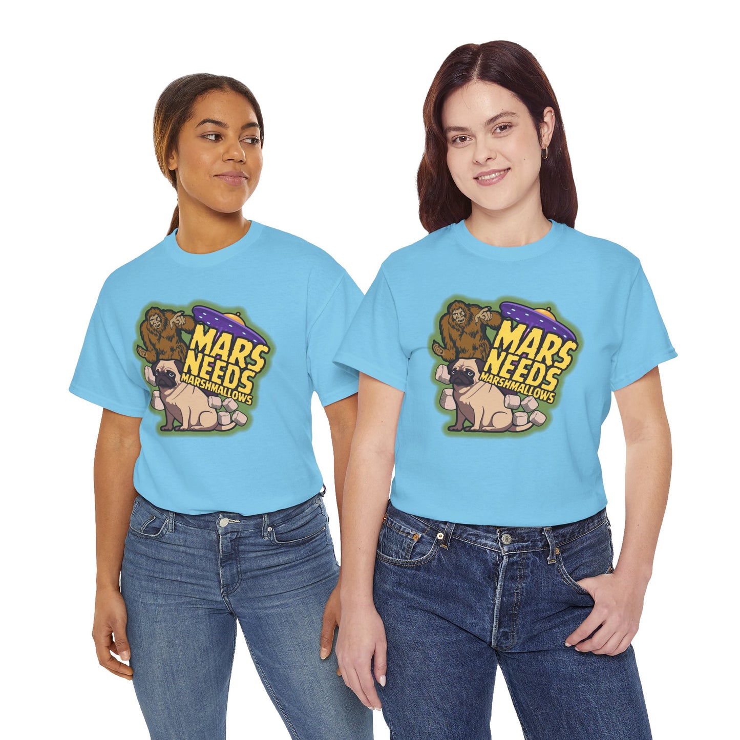 Mars Needs Marshmallows Comfy Cotton Shirt